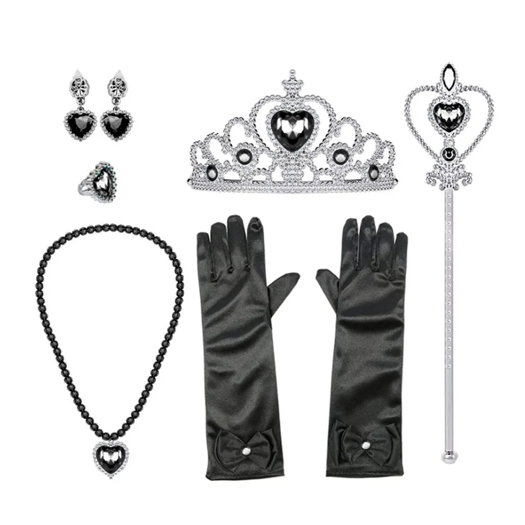 Transform your little one into a spellbinding creature of the night with this enchanting Halloween Fantasy Vampire Costume! Perfect for girls who love a touch of mystery and magic, this long tutu dress combines gothic elegance with playful charm