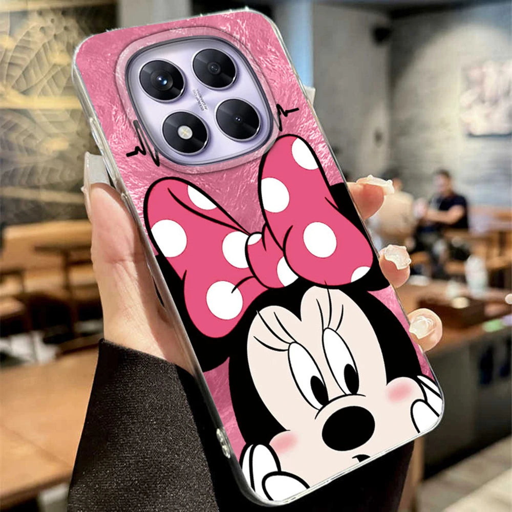 Add a touch of Disney magic to your Xiaomi with this Minnie Mouse Heart Bowknot Case! Cute, protective, and perfectly styled for fans of all ages