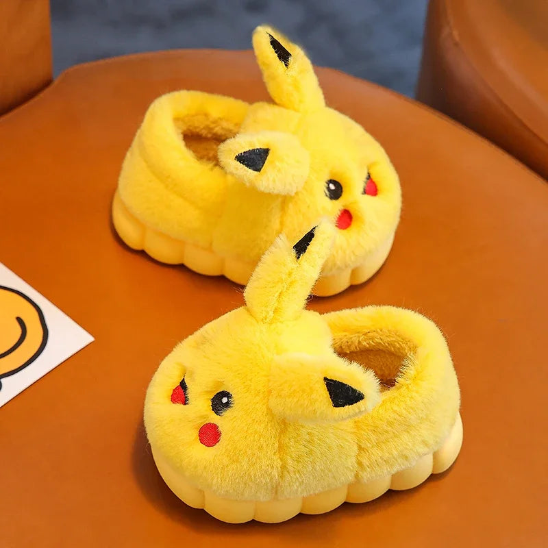Keep tiny toes toasty with these Pikachu Plush Slippers! Designed for autumn and winter, they’re soft, non-slip, and irresistibly cute—perfect for indoor play, cozy lounging, or holiday gifting