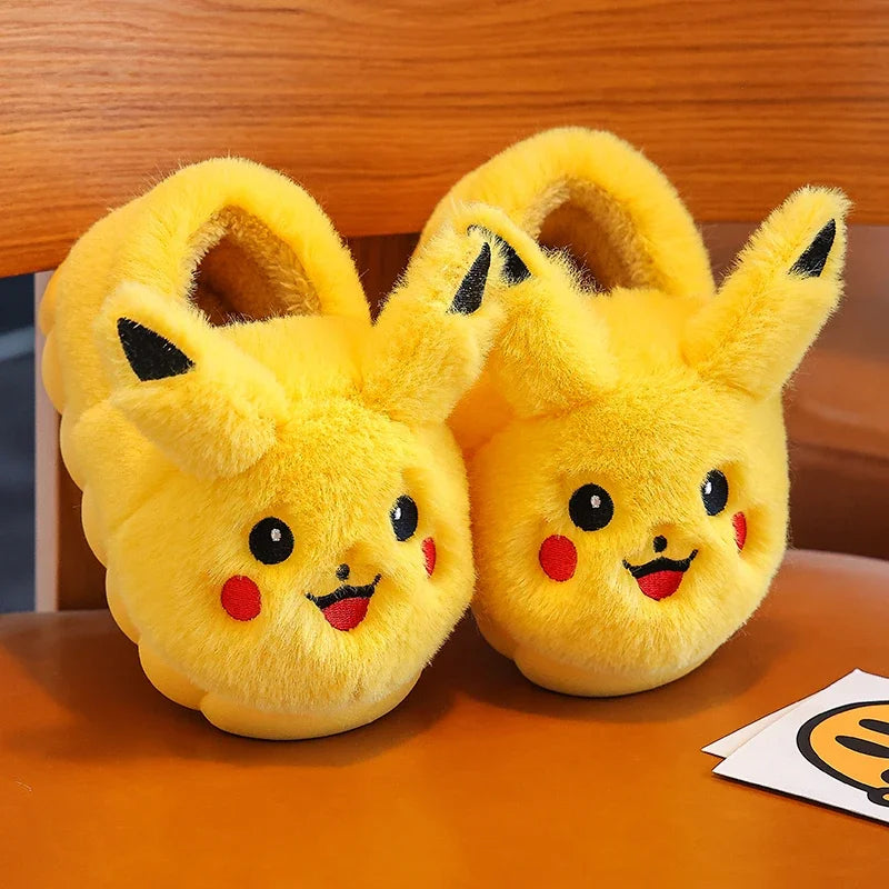 Keep tiny toes toasty with these Pikachu Plush Slippers! Designed for autumn and winter, they’re soft, non-slip, and irresistibly cute—perfect for indoor play, cozy lounging, or holiday gifting