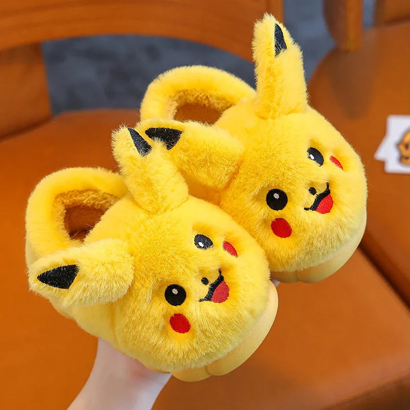 Keep tiny toes toasty with these Pikachu Plush Slippers! Designed for autumn and winter, they’re soft, non-slip, and irresistibly cute—perfect for indoor play, cozy lounging, or holiday gifting