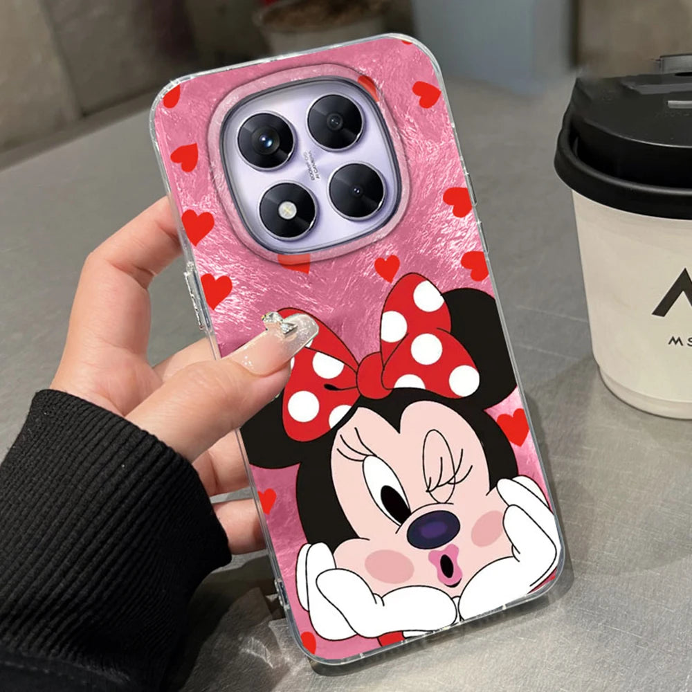 Add a touch of Disney magic to your Xiaomi with this Minnie Mouse Heart Bowknot Case! Cute, protective, and perfectly styled for fans of all ages